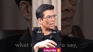 OMG 🪨Karan Johar open up about his reality #yt #shorts