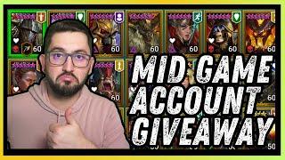  Another AMAZING Mid Game Account Giveaway & Previous Giveaway Winner Picked | RAID SHADOW LEGENDS