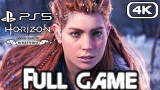 HORIZON ZERO DAWN REMASTERED Gameplay Walkthrough FULL GAME (4K 60FPS) No Commentary