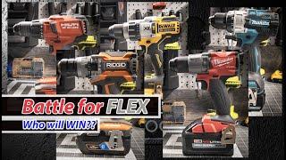 BRAWL!!! WINNER Battles The Flex Turbo Hammer Drill