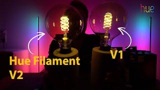 Philips Hue Filament V2 im Test: Zweite Generation angeschaut + Vergleich zur V1 Generation