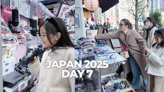 JAPAN WINTER 2025 DAY 7 | LOOKING FOR DIGICAM | CHILL DAY IN AKIHABARA , SHIBUYA & SHINJUKU |