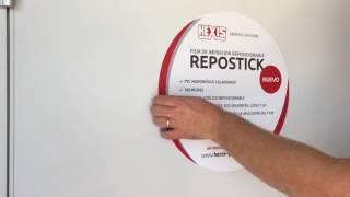 REPOSTICK - Film repositionnable - HEXIS Graphics