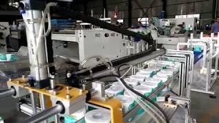 Small toilet paper roll making machine production line