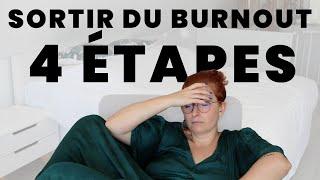 4 ÉTAPES pour sortir du BURNOUT (épuisement, dépression, anxiété...)