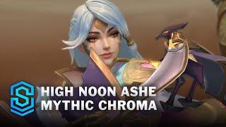 High Noon Ashe Mythic Chroma Wild Rift Skin Spotlight