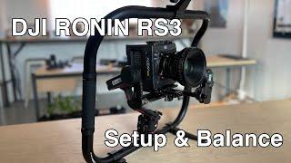 DeHaven Camera How To: Ronin RS3 Setup and Balance with Heavy Cameras