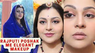 Rajputi poshak me makeup kaise kare | Wedding makeup look | Rajputi Shadi me Kaise makeup kare