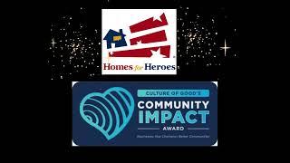 Congratulations Homes for Heroes on being awarded the Community Impact Award!