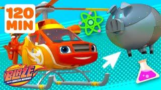 Blaze SAVES Monster Machine Power Tires!  | Science Games for Kids | Blaze and the Monster Machines