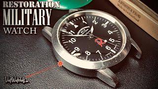 Restoration of an Eurofighter‘s Military Watch Mühle M12 Richthofen - ASMR