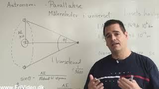 Parallakse og måleenheder i astronomi