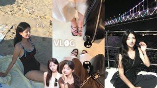 부산VLOG _️ 여행은 계획없이 가는거야 … 우리의 여름휴가 • 해운대해수욕장 • 소품샵탐방 • 요트투어