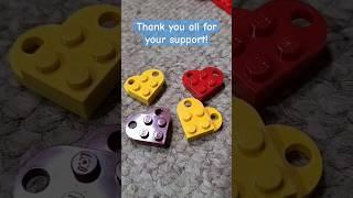 A LEGO heart for all my Amazing Subs! #legoheart #warmfuzzy #shorts #loveyall #heartlegobuild