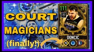 FINALLY ! 106 PG LUKA - NMS - COURT MAGICIANS PROMO ! CARD REVIEWS & LUKA GAMEPLAY ! NBA LIVE MOBILE