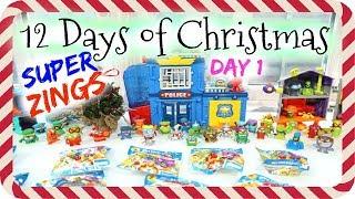 Super Zings series 2 blind bags  The 12 days of Christmas 