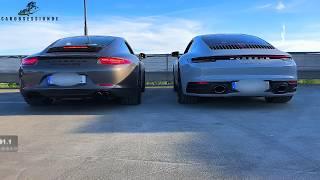 Porsche 991.1 vs. Porsche 992 Motor Start & Sound | Carobsessionde