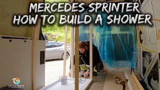 Building Van Shower part 1 Mercedes Sprinter | Van Conversion #8