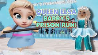 ROBLOX QUEEN ELSA BARRY'S PRISON RUN! OBBY ROBLOX GAMEPLAY WALKTHROUGH