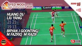 Goonting / Fazriq vs Huang Di / Liu Yang | Syed Modi 2024 | R16 MD Highlights