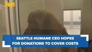 Seattle Humane CEO hopes for continued donations to cover rising operating costs