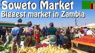 SOWETO MARKET in LUSAKA, BIGGEST market in Zambia 