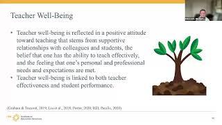 Strategies for Gaining Insight Into Teacher Well-Being: Part 2 (REL Pacific)