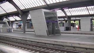 チューリッヒ中央駅の斜行エレベーター