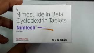 बुखार कम करने के लिए / Nimtech Tablet: View Uses, Side Effects, Price in hindi