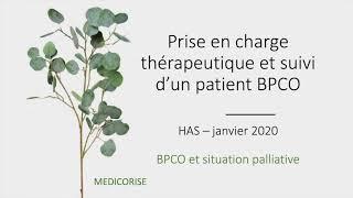 BPCO - 6/ Comment gérer la situation palliative ? (HAS 2020)