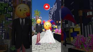 Pomni and Jax guess wedding dress #shorts why#digitalcircus #binanimation