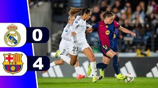 REAL MADRID PIERDE 4 - 0 ANTE BARCELONA POR EL CLASICO ESPAÑOL - LIGA FEMENIL | REY DEPORTIVO