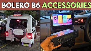 2024 MAHINDRA BOLERO B6 ACCESSORIES INSTALLATION 6268-777-684 .