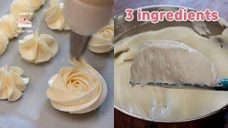 Simplest Basic Buttercream Frosting :: not sweet