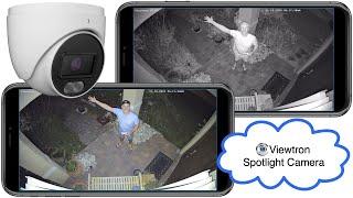 Security Camera with Light: Remote View from Mobile App