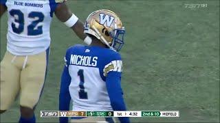 Winnipeg Blue Bombers Deatrick Nichols 2024 Regular Season Highlights