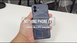 Nothing Phone (2) Hands-On || techENT