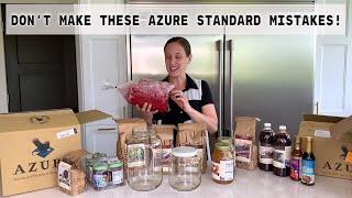 Azure Standard Bulk Food Haul + DON'T Make These Azure Standard Ordering Mistakes!!  #Homesteading