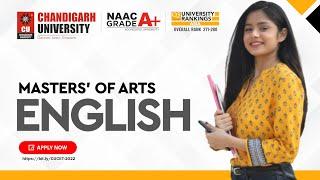 M.A. English at Chandigarh University