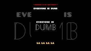 Geometry Dash Everyone is Dumb #geometrydash #shorts