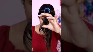 lets try viral curl hack with flat iron #youtube #hack #youtubeshorts #makeup