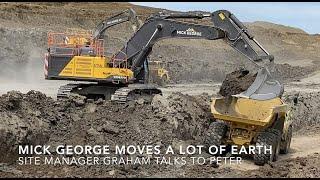 Mick George Site manager, Graham Clark on delivering its massive 1.2m cube earthworks project