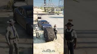 I got pulled over in a tire #gtarp #bikelane #gta #gaming