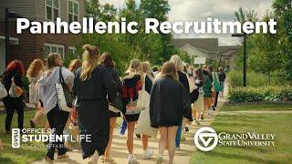 GVSU Panhellenic Recruitment 2024