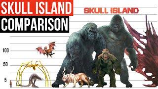 Skull Island Monsters Size Comparison | 2021