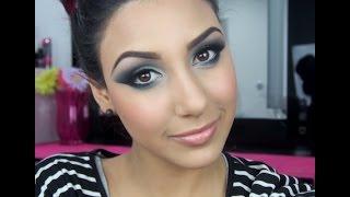 Blue smokey eye collab with Tiarni Staples - EbonyMaizeMakeup -