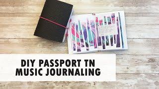 DIY Passport TN Music Journaling | Journal Show & Tell Series