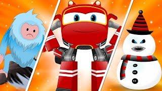 Christmas SuperCar Cartoon Chase and Rhymes for Kids | My Little TV