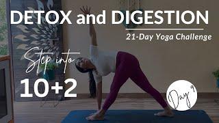 Why These 10 Yoga Poses Are a Natural Detox for Your Body ‍️ | Day 9 | 10+2: 21 Day Yoga Challenge