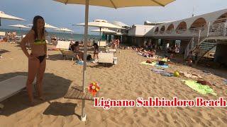 Best Beaches in Lignano Italy - Lignano Beach Walk June 2024